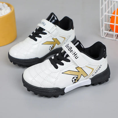 Soccer Cleats for Kids 2024 New Children Football Cleats Fashion Firm Ground Soccer Shoes.
