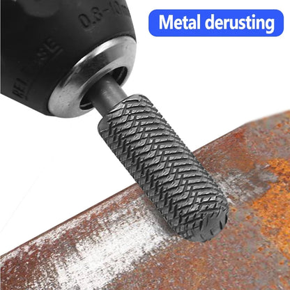 5Pcs Hartmetall Grat Rotary Raspel Datei ACH Zylindrische Form Double Cut Fräser Für Die Grinder Bohrer Bits