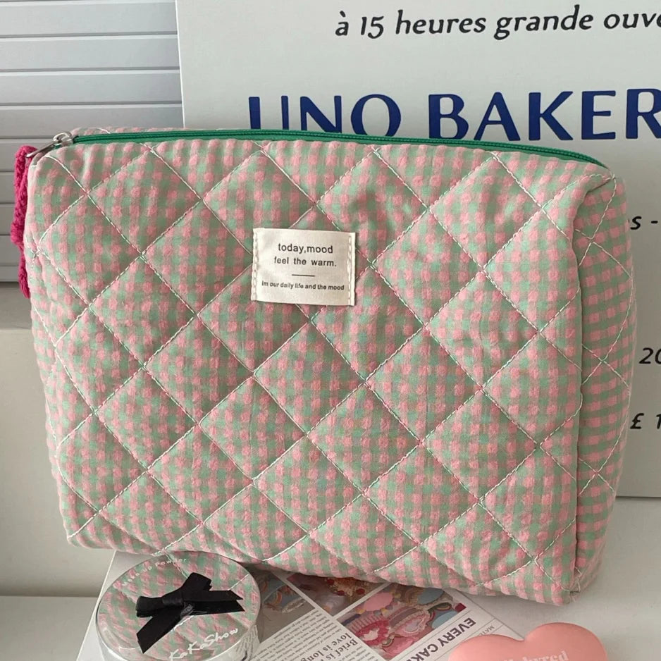 Large Capacity Women's Cosmetic Bags Cases Casual Ladies Small Storage Bag with Zipper Female Travel Clutch Bag Small Handbags