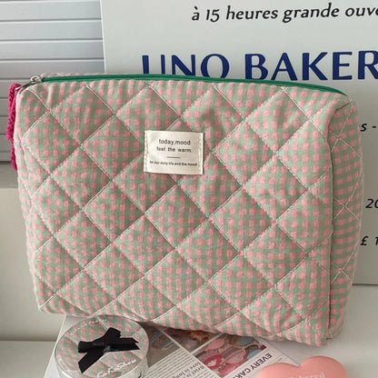 Large Capacity Women's Cosmetic Bags Cases Casual Ladies Small Storage Bag with Zipper Female Travel Clutch Bag Small Handbags