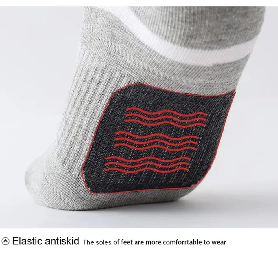 5 Pairs High Quality Socks Men Summer Outdoor Casual Cotton Socks Short Breathable Black Ankle Socks Run Sports Socks Size 38-45.