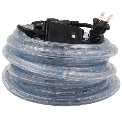 110V 220V Rainbow LED Round 2 Wire Srtip Light 30 36LED Yellow Red Blue Warm Outdoor Waterproof Christmas Party Decor EU US Plug.