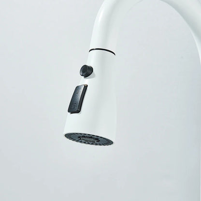 Multifunktionaler digitaler fliegender Regenhahn, weiß, doppelter Wasserfall, Edelstahl-Waschbecken, Küchenspüle, geprägt, großer Einzelschlitz