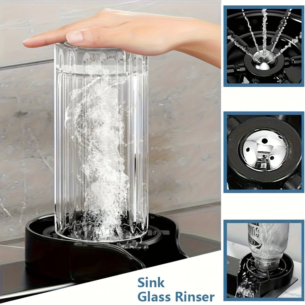 Multifunctional Stainless Steel Kitchen Sink – Double Basin Undermount with Waterfall Faucet, Drain Basket & Cutting Board