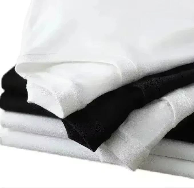 Heavy American street cotton printed men's T-shirt summer new loose couple top short sleeve men's and women's trendy brand.