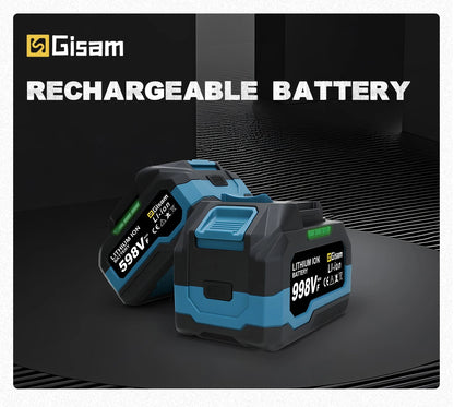 GΣ 4,0 Ah 4,5 Ah wiederaufladbarer Lithium-Ionen-Akku für Akku-Schleif-/Bürstenlosen Schraubenschlüssel/Schraubendreher für 18-V-Akkus von Makita