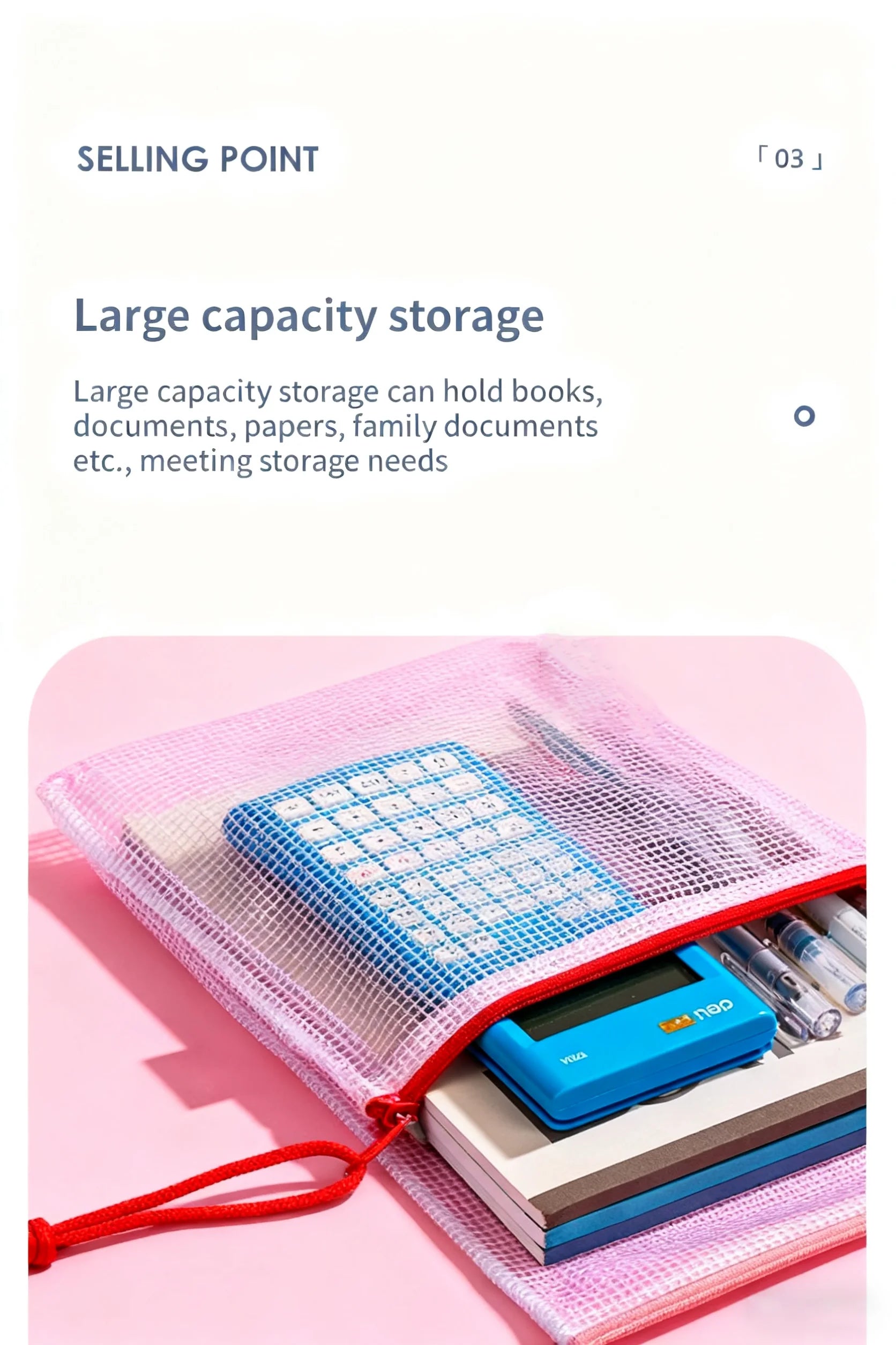 Zipper Documents Bag A4/A5 Plastic Folders A3 Transparent Waterproo File Organize Storage Bag School Office Stationery Supplies.