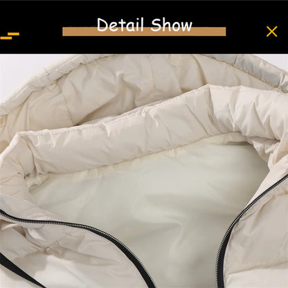 Autumn Winter Men Sleeveless Warm Detachable Hooded Vest Men Outdoor Windproof Casual Fashion Loose Brand Zipper Vest Male Coat.