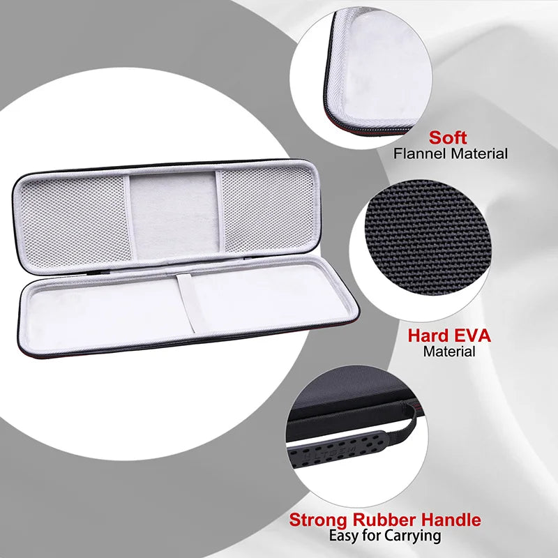 LTGEM EVA Hard Case for Apple Magic Keyboard with Numeric Keypad Carrying Storage Bag.