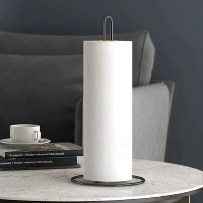 Badezimmerzubehör Vertikaler Taschentuchhalter aus Schmiedeeisen, kreativer Esstisch, Aufbewahrung für den Schreibtisch, Küche, Rollenpapierhalter