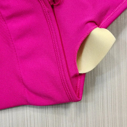 2/3/4Pcs Women's Tracksuit Seamless Yoga Set Leggings Sports Suit for Fitness Long Sleeve Top Gym Clothing Workout Sportswear.