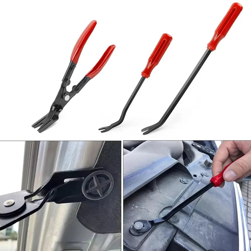 Auto Werkzeugset Tür Armaturenbrett Radio Panel Demontage Innenraum Kunststoffclips Reparatur Installationskit langlebig und praktisch für Auto-Innenausstattung