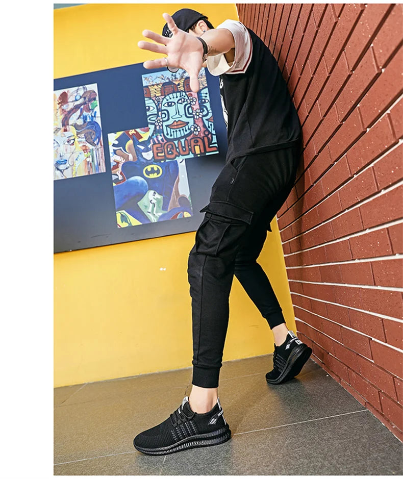 2023 New Spring Autumn Men's Shoes Sports All-match Middle-aged And Elderly Casual Shoes Breathable Fashion Men's Cloth Shoes