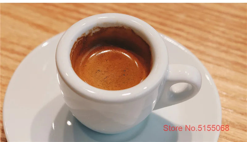 Nuova Point Classic Esp Espresso Cup And Saucer Set Professional Competitive Level Thicken Bone China Coffee Mugs And Plate Set.