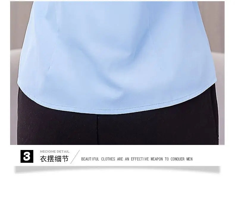 White Shirt Long-sleeved Slim Shirt Korean Style Professional Work Clothes Work Clothes