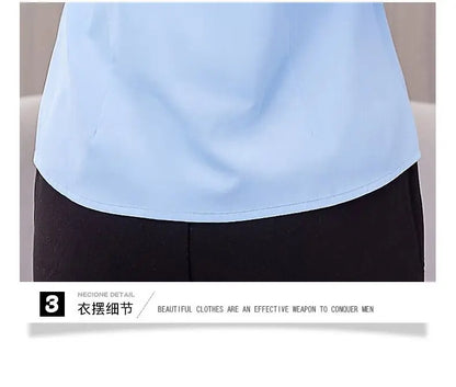 White Shirt Long-sleeved Slim Shirt Korean Style Professional Work Clothes Work Clothes