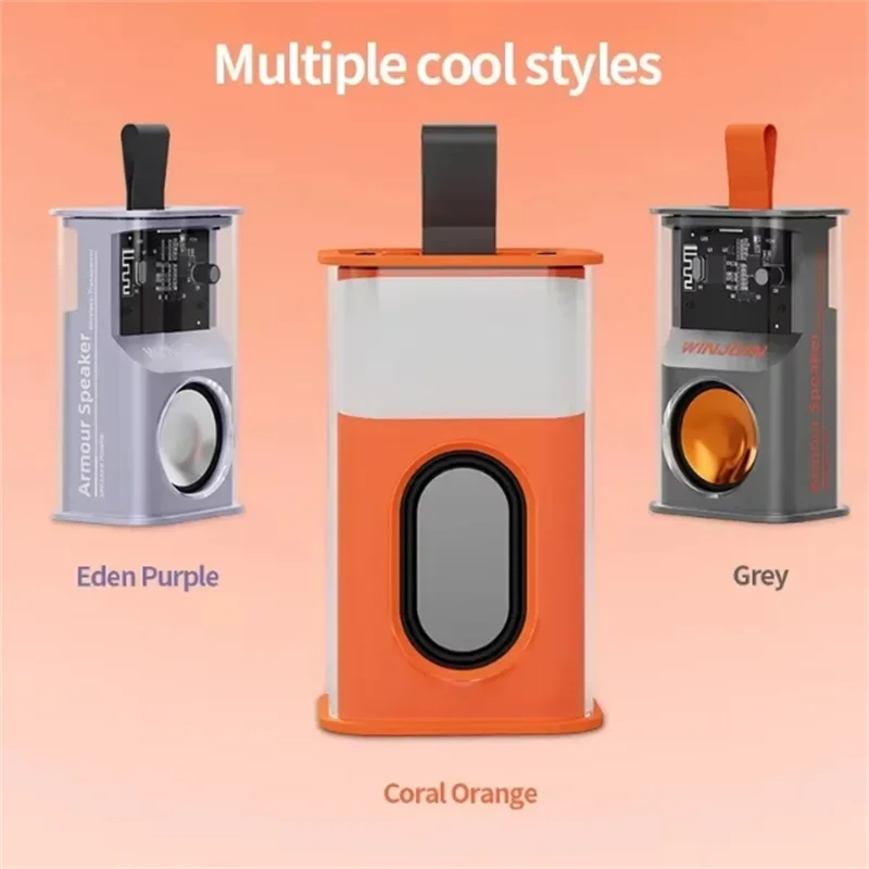 Bluetooth Speaker K08 LED Flashing Soundbar Portable Outdoor Indoor Subwoofer Loudspeaker Support TF Card FM Radio Waterproof.