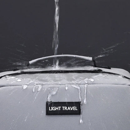 Men's Makeup Bag Waterproof Material Toiletry Bag Large Capacity Cosmetic Organizer, Portable Travel Essential Storage Bag.