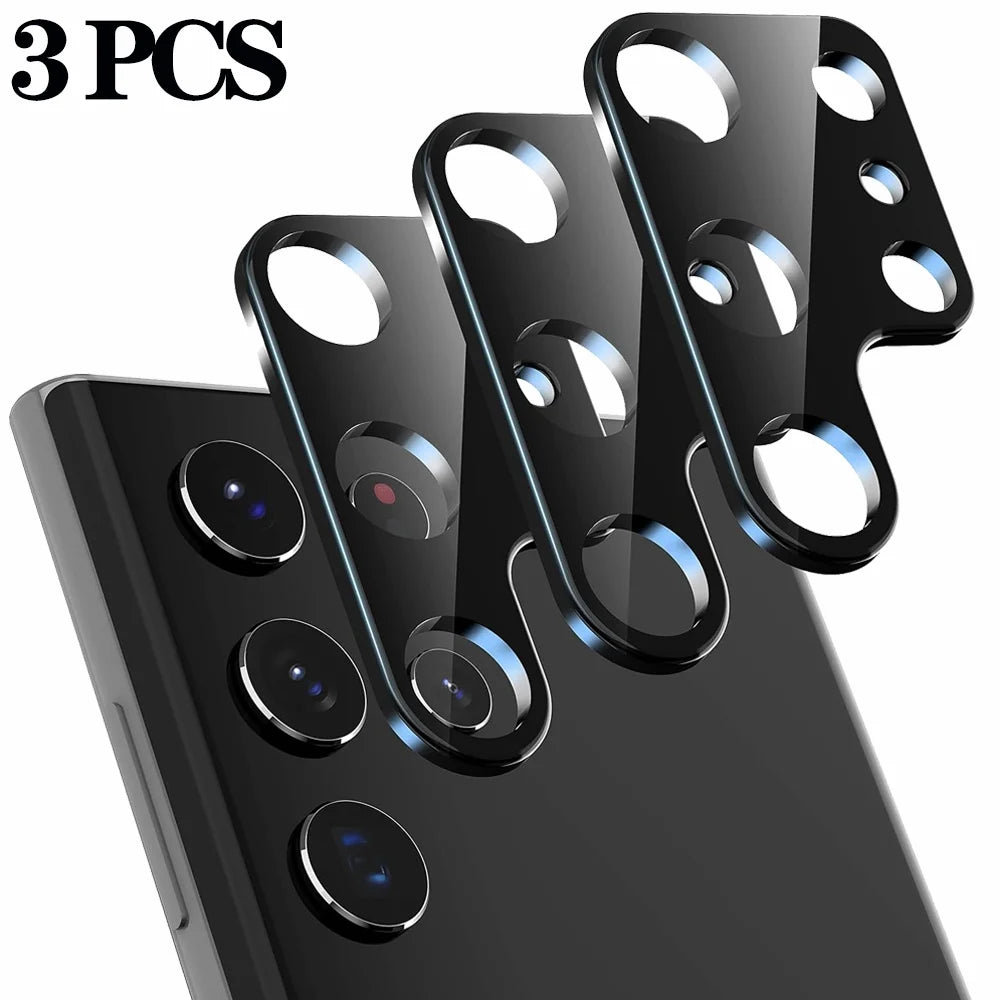 3PCS Camera Protector For Samsung Galaxy S25 S24 S23 Ultra S22 S21 Plus Camera Lens Film Samsung S25 S24 FE Cameras Glass.