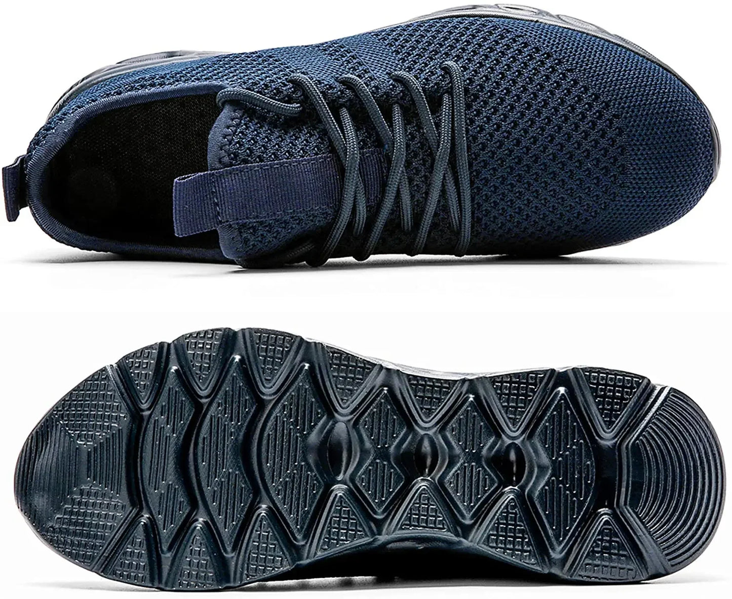 2024 Trend men's casual shoes light sneaker white large size outdoor breathable mesh fashion sports black running tennis shoes.