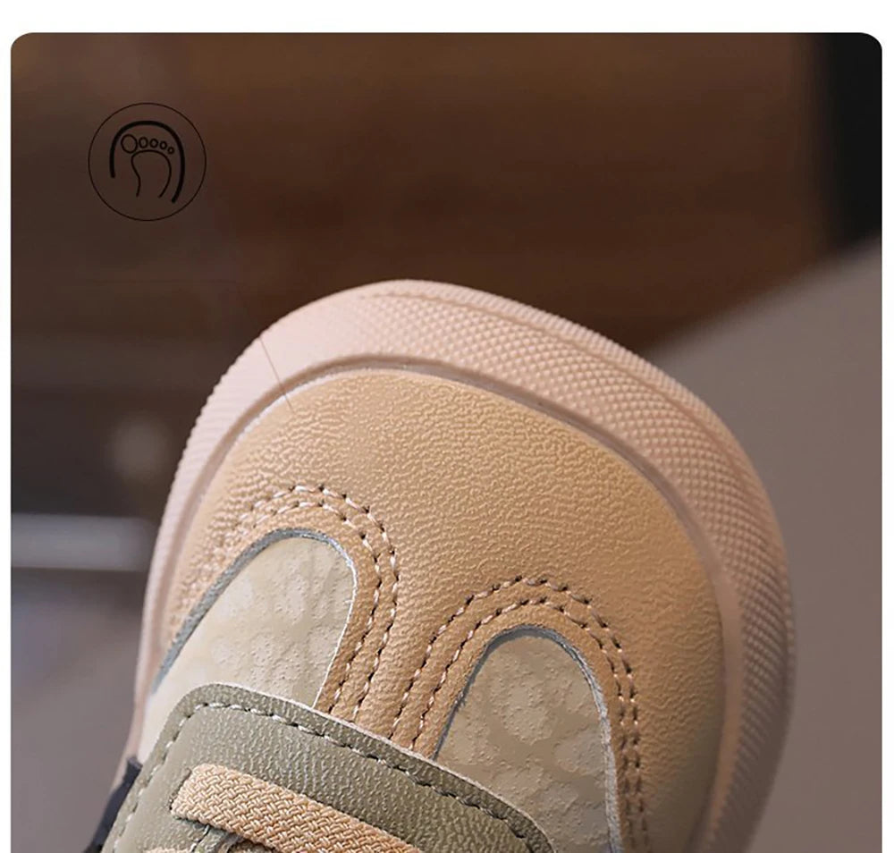 2025 Designers Kid's Sneakers PU Leather Waterproof Infant Baby Toddler Shoes Ergonomics Girl's Sneakers Children's Sport Shoes.