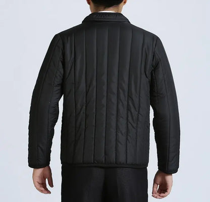 Short Velvet Thickened Labor-insured Cotton Jacket for Men's Winter Top Coat.