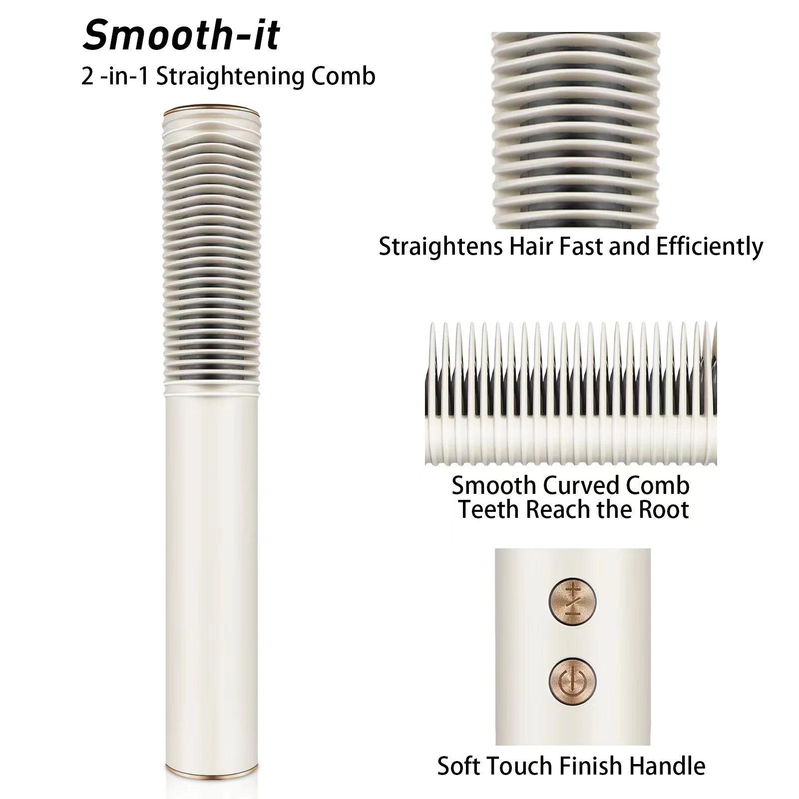 Electric Curling Stick Women's Chicken Rolls Water Ripple Lazy Straight Hair Comb Fan Small Splint Straight Curling Dual-use.