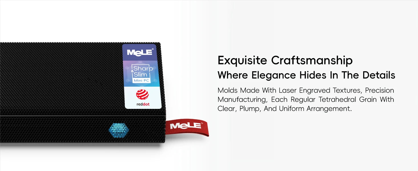 MeLE PCG02 Pro Fanless Mini PC Stick N5105 8GB/256GB, WiFi5 USB PD3.0, Micro Computer Desktop Dual HDMI, Gigabit Ethernet BT5.1.