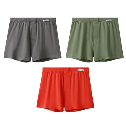 Herrenhöschen, Baumwolle, lockere Boxershorts, weiche, feuchtigkeitsableitende Jersey-Unterwäsche, Übergröße, Lounge, Sommer, Stretch, Schlaf, Pfeilhose