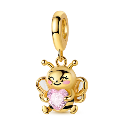 Gold Series DIY Charms Bead Original 925 Sterling Silver Inlaid Zirconium Sun Leopard Pendants Fit Bracelet Jewelry Gift Marking