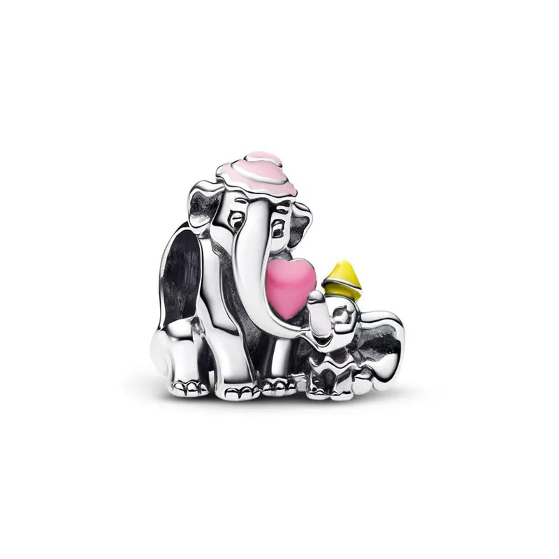 New fashion 100% S925 sterling silver Disney All-Star pendant beads, suitable for the original Pandora bracelet, women's fashion