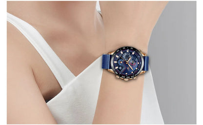 LIGE New Rose Gold Women Watch Top Brand Luxury Watch Women Quartz Sport Women's Bracelet Watches Waterproof Relogios Feminino.