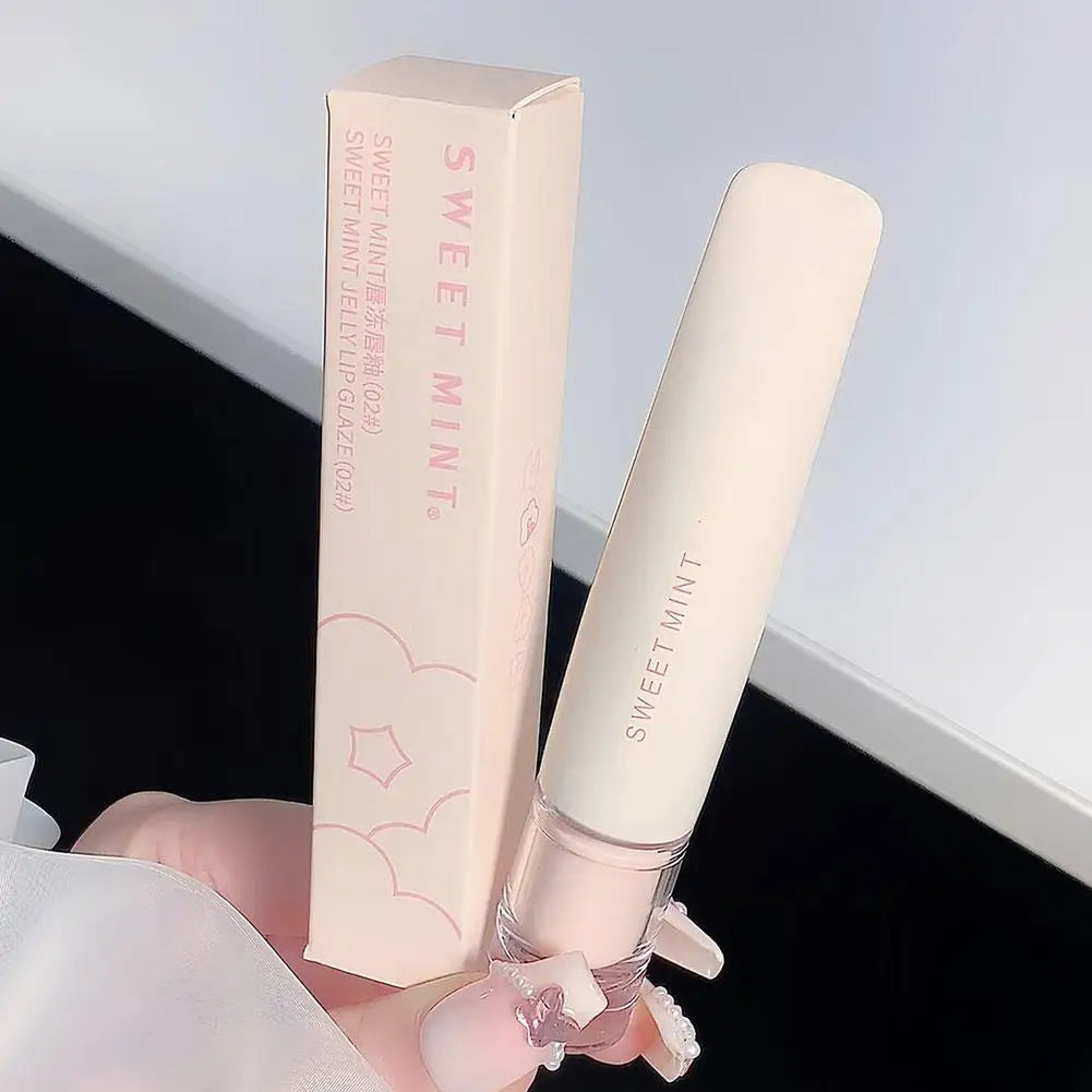Mirror Dyeing Lip Gloss Moisturizer Liquid Lipstick Waterproof Long Lasting Red Lip Tint Korean Makeup Cosmetic.