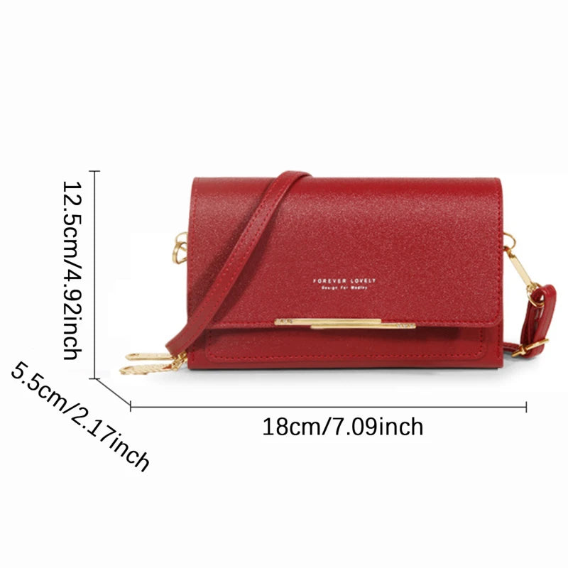Women's Wallet Korean Handbag Multi Card Large Capacity Casual Shoulder Bag Mobile Phone Packet Fashion New Style.