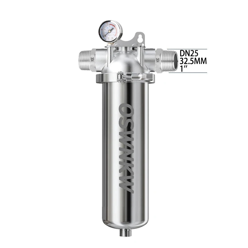 Whole house sediment filter  water filter system 40μm 316 stainless steel mesh.