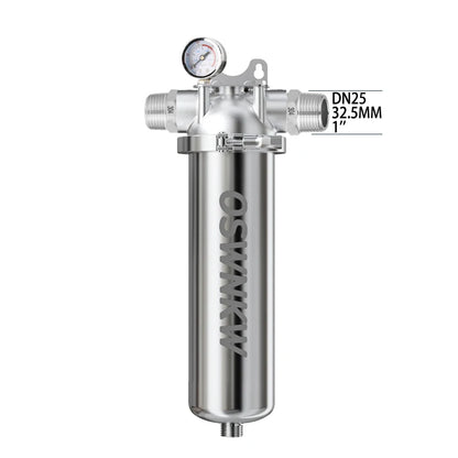 Whole house sediment filter  water filter system 40μm 316 stainless steel mesh.