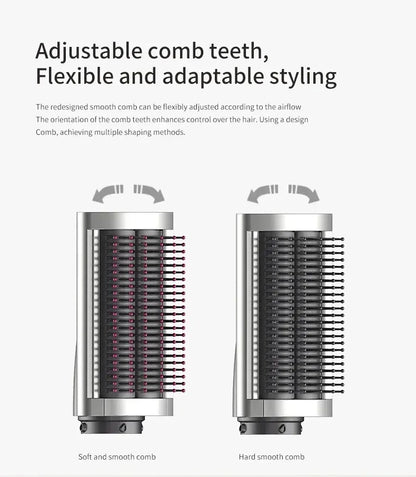 6IN1 Multi Hair Styler, 1300W High Power, Combines Drying, Straightening and Curling Functions, Suitable for Home and Salon Use