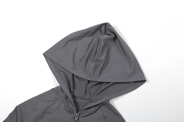 Weird Puss Letter Print 2 Piece Set Women Tracksuit Hooded Jacket+Leggings Matching Stretch Streetwear Casual Sporty Outfits.