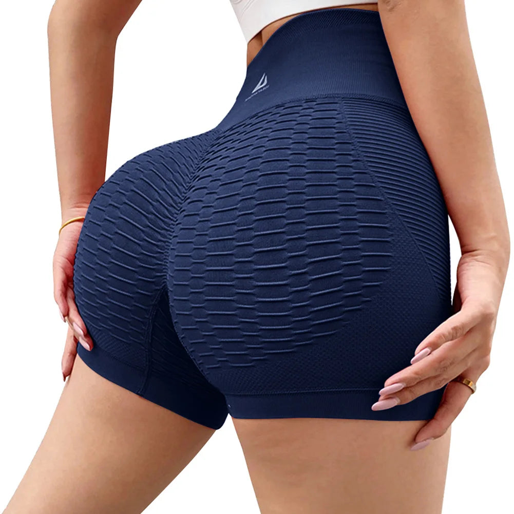 Workout Shorts for Women Butt Lifting Yoga Shorts High Waisted Running Shorts Tummy Control for Gym Running Workout Athletic.