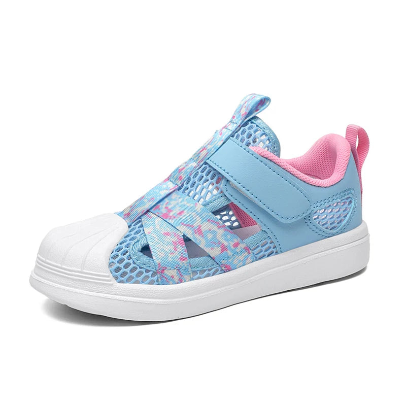 Summer Breathable Kids Sandals Boy and Girl Fashion Sneakers Lightweight Non Slip Walking Shoes Comfortable Sport Shoes