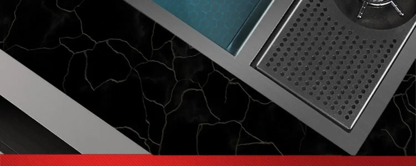 55 cm x 32 cm, 304 Nano-Edelstahl, versteckter Waschbecken-Klapphahn mit großem Einzelschlitz und Abdeckplatte, Bartheke, Tassenscheibe