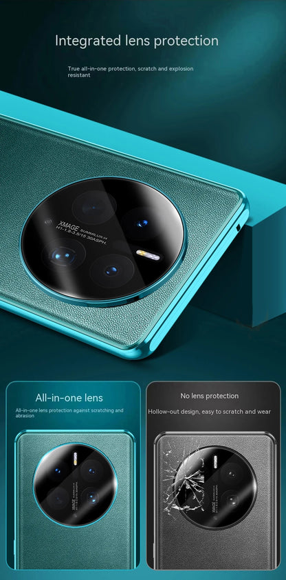 Luxury Leather Glass 360° Cover for Honor Magic 6 7 Pro HD Shockproof Bumper Phone Case Funda for Honor Magic 6 5 4 Lite 5G.