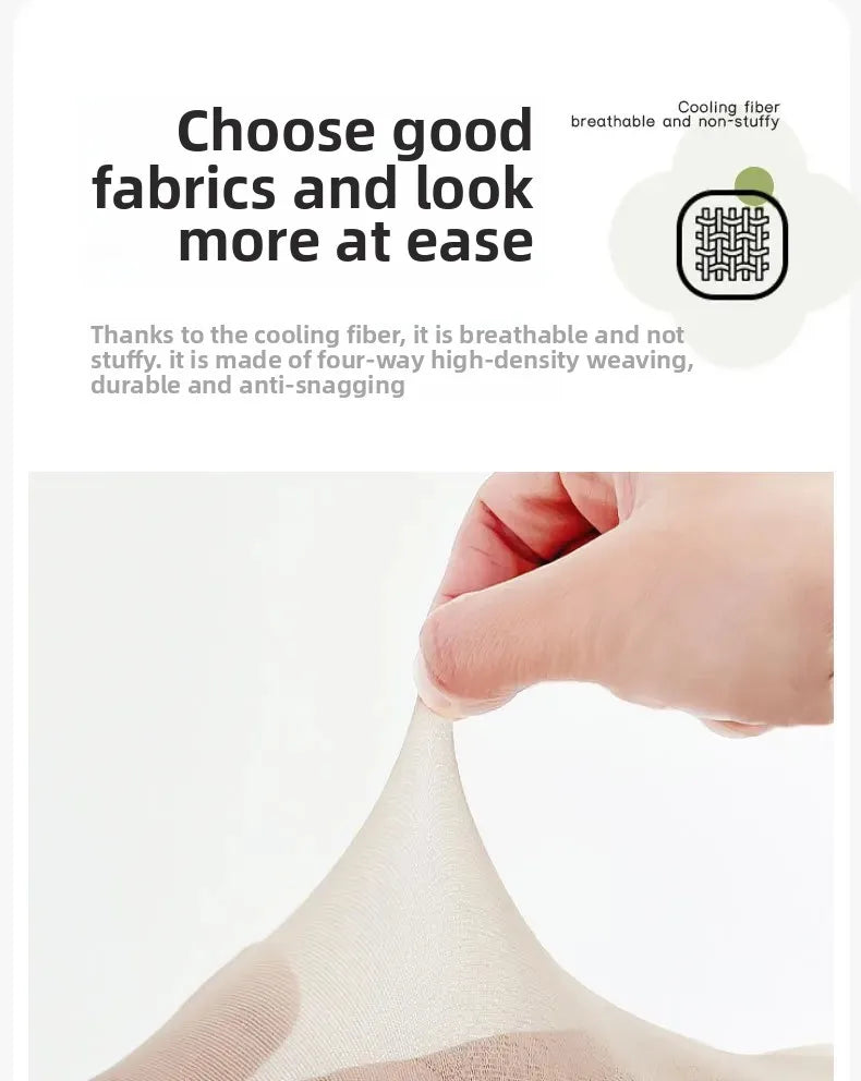 Women's Mid-calf Thin Transparent Stockings Summer Leggings Pure Desire Style Black White Color Half-Transparent Long Tube Socks.