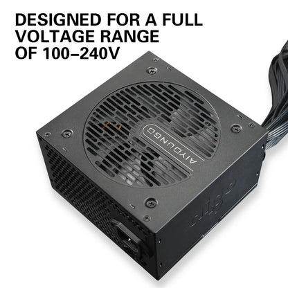 Aigo AT Power Supply PC Gamer 550W 650W 750W ATX Fonte 80 PLUS Bronze Certification 100-240V Diy Gaming Computer PSU For 14600kf.