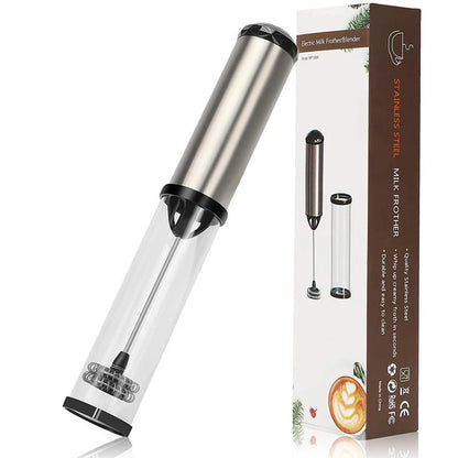 Electric Milk Frother Portable Handheld Mini Coffee Foamer Maker Kitchen Blender Egg Beater Cappuccino Cream Mix Whisk Tools.