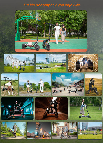 Kukirin A1 Adult Electric Scooter 800W Motor 48V 13Ah Battery Foldable Electric Scooter 10 Inch Vacuum Tires Electric Scooter
