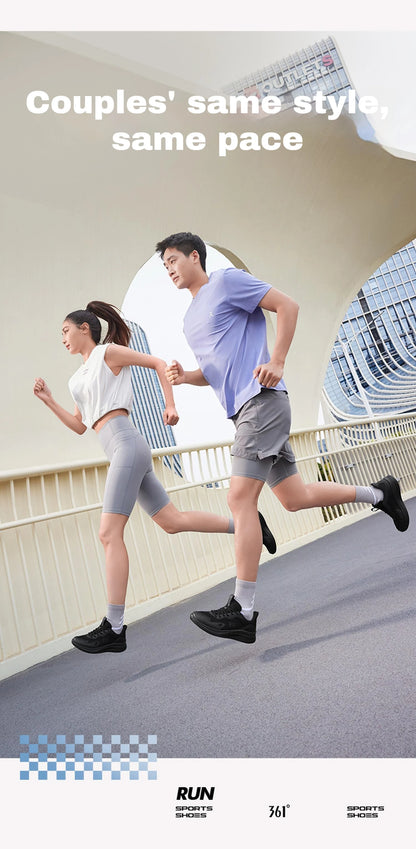361 Degrees Men Running Shoes Wear-resistant Comfortable Soft Supportive Jogging Lightweight Breathable Male Sneakers 672422252.