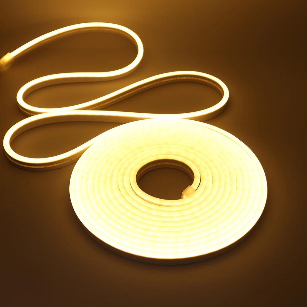 IP67 Waterproof DC 24V Neon Strip TV BackLight White/Blue/Pink/Yellow/Green Home Decor Silicon Tube LED Light 1M 5M 10M 20M.