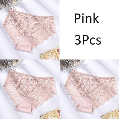 1XL-4XL Plus Size Women Briefs Panties High Waist Sexy Lingerie Hollow Out Underpanties Comfortable Underwear 80-140kg