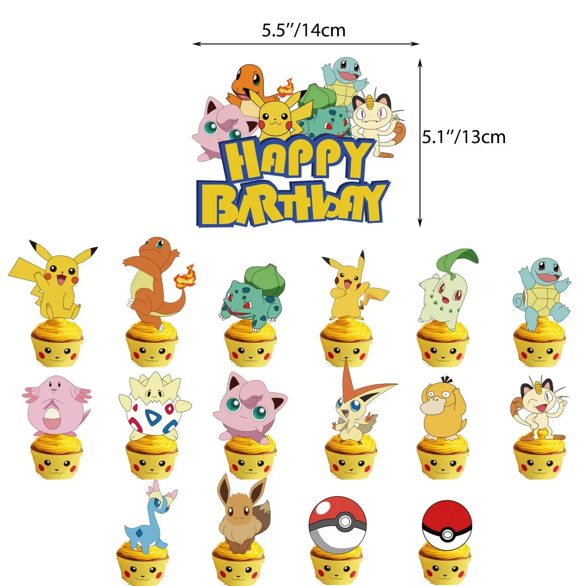 Pokemon Thema Geburtstag Party Dekoration Lieferungen Cartoon Pokemon Gehen Geschirr Tassen Teller Pikachu Ballon Für Baby Dusche Gefälligkeiten.